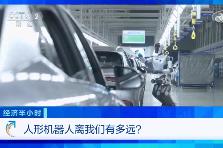 中央电视台《经济半小时》栏目对DG视讯机器人的专题报道
